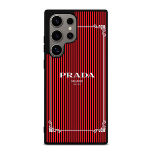 PRADA LOGO RED STRIPE Samsung Galaxy S24 Ultra Case Cover PRADA LOGO RED STRIPE Samsung Galaxy S24 Ultra Case Cover