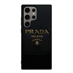 PRADA MILANO BLACK Samsung Galaxy S24 Ultra Case Cover PRADA MILANO BLACK Samsung Galaxy S24 Ultra Case Cover