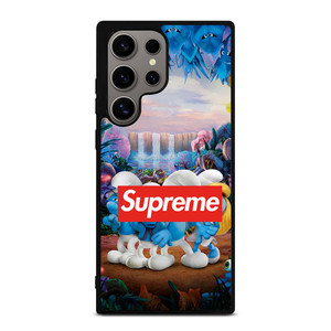 SUPREME AND THE SMURFS 2 Samsung Galaxy S24 Ultra Case Cover SUPREME AND THE SMURFS 2 Samsung Galaxy S24 Ultra Case Cover