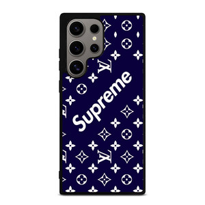 SUPREME NAVY PATTREN Samsung Galaxy S24 Ultra Case Cover