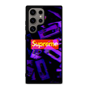 SUPREME PURPLE CASSETTE GLITCH Samsung Galaxy S24 Ultra Case Cover SUPREME PURPLE CASSETTE GLITCH Samsung Galaxy S24 Ultra Case Cover