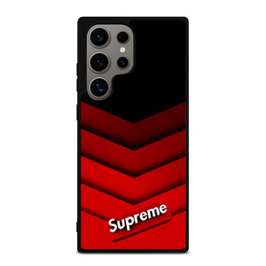 SUPREME RED PATTERN Samsung Galaxy S24 Ultra Case Cover