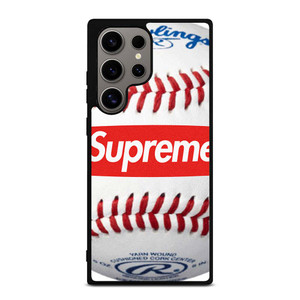SUPREME X RAWLINGS BASEBALL Samsung Galaxy S24 Ultra Case Cover SUPREME X RAWLINGS BASEBALL Samsung Galaxy S24 Ultra Case Cover