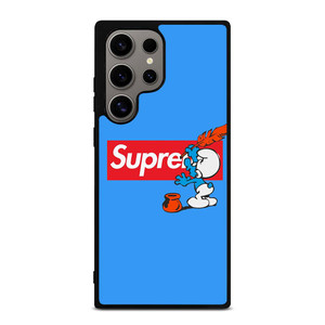 SUPREME X THE SMURFS Samsung Galaxy S24 Ultra Case Cover