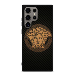 VERSACE WOOD AND CARBON LOGO Samsung Galaxy S24 Ultra Case Cover