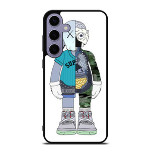 BEARBRICK X SUPREME X KAWS Samsung Galaxy S24 Plus Case Cover BEARBRICK X SUPREME X KAWS Samsung Galaxy S24 Plus Case Cover