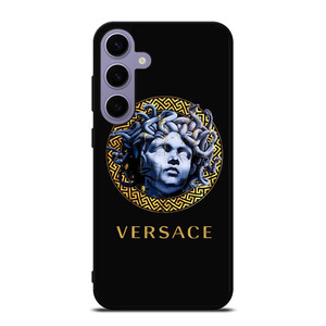 BLUE VERSACE MEDUSA LOGO Samsung Galaxy S24 Plus Case Cover