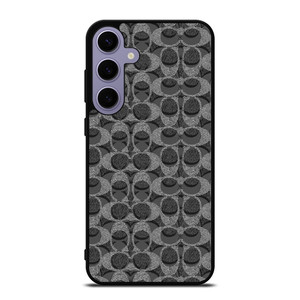 COACH BLACK GREY PATTERN LOGO Samsung Galaxy S24 Plus Case Cover COACH BLACK GREY PATTERN LOGO Samsung Galaxy S24 Plus Case Cover