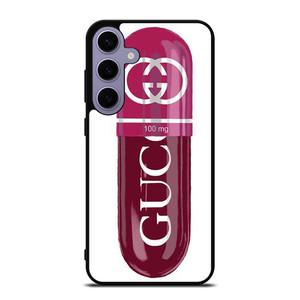 GUCCI LOGO 100 MG PINK DRUG ICON Samsung Galaxy S24 Plus Case Cover GUCCI LOGO 100 MG PINK DRUG ICON Samsung Galaxy S24 Plus Case Cover