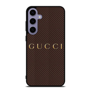 GUCCI LOGO BROWN PATTERN Samsung Galaxy S24 Plus Case Cover GUCCI LOGO BROWN PATTERN Samsung Galaxy S24 Plus Case Cover
