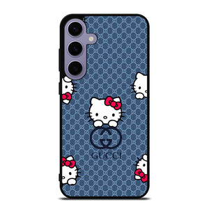 GUCCI LOGO HELLO KITTY BLUE Samsung Galaxy S24 Plus Case Cover GUCCI LOGO HELLO KITTY BLUE Samsung Galaxy S24 Plus Case Cover