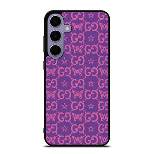 GUCCI LOGO STAR BUTTERFLIES PATTERN Samsung Galaxy S24 Plus Case Cover GUCCI LOGO STAR BUTTERFLIES PATTERN Samsung Galaxy S24 Plus Case Cover