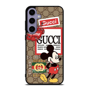 GUCCI X SUPREME X DISNEY MICKEY MOUSE ICON Samsung Galaxy S24 Plus Case Cover GUCCI X SUPREME X DISNEY MICKEY MOUSE ICON Samsung Galaxy S24 Plus Case Cover