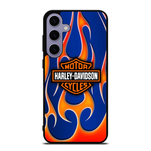 HARLEY DAVIDSON BLUE FLAME LOGO Samsung Galaxy S24 Plus Case Cover HARLEY DAVIDSON BLUE FLAME LOGO Samsung Galaxy S24 Plus Case Cover