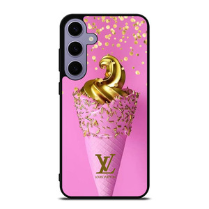 LOUIS VUITTON LOGO GOLDEN ICE CREAM ICON Samsung Galaxy S24 Plus Case Cover LOUIS VUITTON LOGO GOLDEN ICE CREAM ICON Samsung Galaxy S24 Plus Case Cover