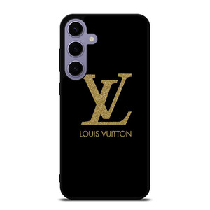 LOUIS VUITTON LV LOGO BLACK GOLD Samsung Galaxy S24 Plus Case Cover LOUIS VUITTON LV LOGO BLACK GOLD Samsung Galaxy S24 Plus Case Cover