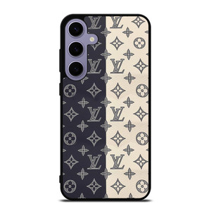 LOUIS VUITTON PATTERN BLACK AND WHITE Samsung Galaxy S24 Plus Case Cover
