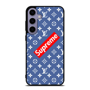 NEW SUPREME LOUIS VUITTON BLUE Samsung Galaxy S24 Plus Case Cover NEW SUPREME LOUIS VUITTON BLUE Samsung Galaxy S24 Plus Case Cover