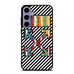 OFF WHITE LOGO COLORFUL ICON Samsung Galaxy S24 Plus Case Cover OFF WHITE LOGO COLORFUL ICON Samsung Galaxy S24 Plus Case Cover