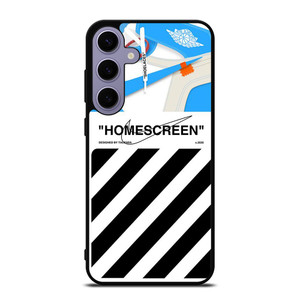 OFF WHITE NIKE LOGO SHOES HOMESCREEN Samsung Galaxy S24 Plus Case Cover