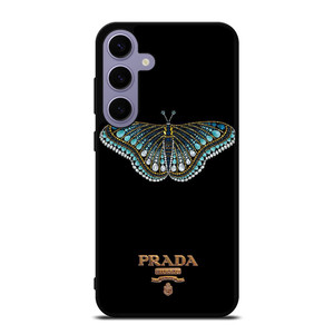 PRADA LOGO DIAMOND BUTTERFLY Samsung Galaxy S24 Plus Case Cover