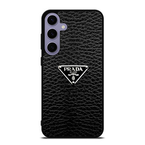 PRADA MILANO BLACK LEATHER Samsung Galaxy S24 Plus Case Cover PRADA MILANO BLACK LEATHER Samsung Galaxy S24 Plus Case Cover