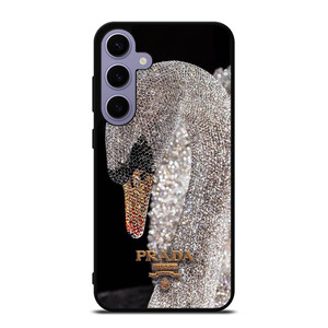 PRADA MILANO LOGO DIAMOND SWAN Samsung Galaxy S24 Plus Case Cover PRADA MILANO LOGO DIAMOND SWAN Samsung Galaxy S24 Plus Case Cover