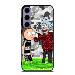 RICK AND MORTY RICK BAPE Samsung Galaxy S24 Plus Case Cover RICK AND MORTY RICK BAPE Samsung Galaxy S24 Plus Case Cover