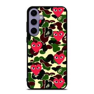 SUPREME BAPE COMME DES GARCONS Samsung Galaxy S24 Plus Case Cover