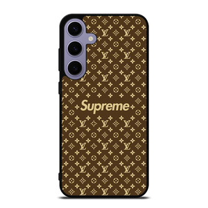 SUPREME BROWN PATTERN NEW Samsung Galaxy S24 Plus Case Cover