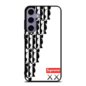 SUPREME KAWS BLACK WHITE Samsung Galaxy S24 Plus Case Cover