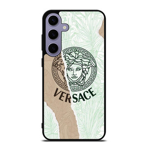 VERSACE LOGO PALM LEAVES Samsung Galaxy S24 Plus Case Cover