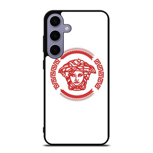 VERSACE LOGO RED EMBROIDERY ICON Samsung Galaxy S24 Plus Case Cover VERSACE LOGO RED EMBROIDERY ICON Samsung Galaxy S24 Plus Case Cover
