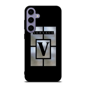 VERSACE LOGO SILVER Samsung Galaxy S24 Plus Case Cover
