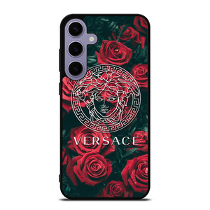 VERSACE RED ROSE Samsung Galaxy S24 Plus Case Cover