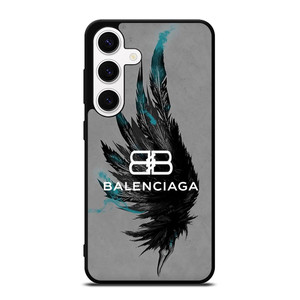 BALENCIAGA LOGO BLACK WING Samsung Galaxy S24 Case Cover BALENCIAGA LOGO BLACK WING Samsung Galaxy S24 Case Cover