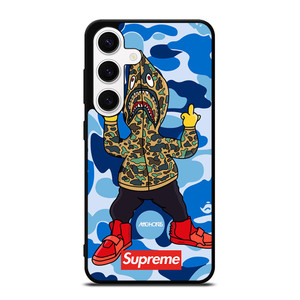 BATHING APE SUPREME SHARK CAMO Samsung Galaxy S24 Case Cover BATHING APE SUPREME SHARK CAMO Samsung Galaxy S24 Case Cover