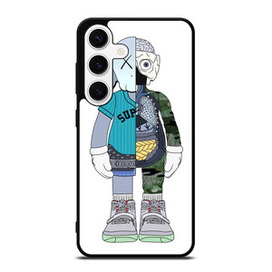 BEARBRICK X SUPREME X KAWS Samsung Galaxy S24 Case Cover BEARBRICK X SUPREME X KAWS Samsung Galaxy S24 Case Cover