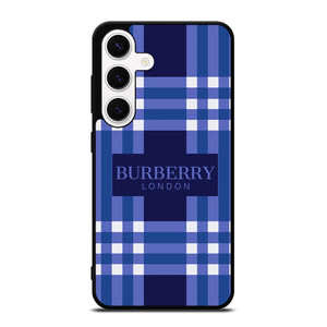 BURBERRY LONDON LOGO BLUE Samsung Galaxy S24 Case Cover