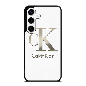 CLAVIN KLEIN CK LOGO SILVER Samsung Galaxy S24 Case Cover CLAVIN KLEIN CK LOGO SILVER Samsung Galaxy S24 Case Cover