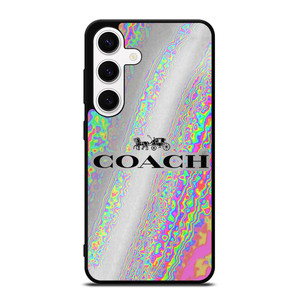 COACH NEW YORK COLORFUL LIQUID Samsung Galaxy S24 Case Cover