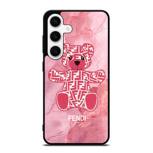 FENDI ROMA LOGO PINK BEAR Samsung Galaxy S24 Case Cover FENDI ROMA LOGO PINK BEAR Samsung Galaxy S24 Case Cover