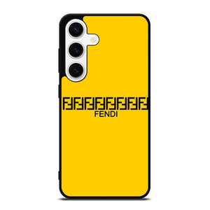 FENDI ROMA LOGO YELLOW Samsung Galaxy S24 Case Cover FENDI ROMA LOGO YELLOW Samsung Galaxy S24 Case Cover
