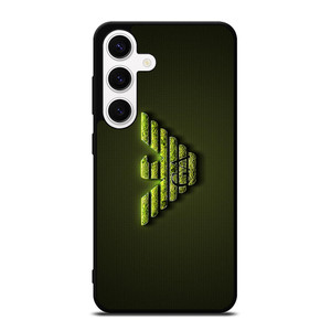 GIORGIO ARMANI GREEN EMBLEM Samsung Galaxy S24 Case Cover