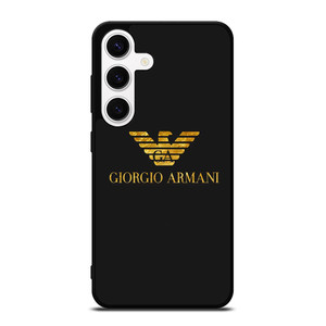 GIORGIO ARMANI LOGO GOLD Samsung Galaxy S24 Case Cover