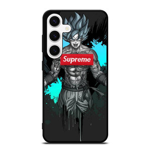 GOKU SUPREME SPLASH PAINT EFFECT Samsung Galaxy S24 Case Cover GOKU SUPREME SPLASH PAINT EFFECT Samsung Galaxy S24 Case Cover