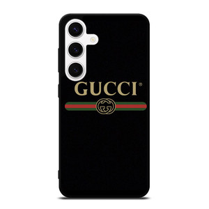 GUCCI LOGO BLACK Samsung Galaxy S24 Case Cover