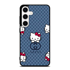 GUCCI LOGO HELLO KITTY BLUE Samsung Galaxy S24 Case Cover GUCCI LOGO HELLO KITTY BLUE Samsung Galaxy S24 Case Cover
