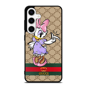 GUCCI LOGO PATTERN DAISY DUCK DISNEY Samsung Galaxy S24 Case Cover GUCCI LOGO PATTERN DAISY DUCK DISNEY Samsung Galaxy S24 Case Cover