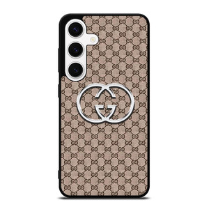 GUCCI PATTERN EMBLEM Samsung Galaxy S24 Case Cover
